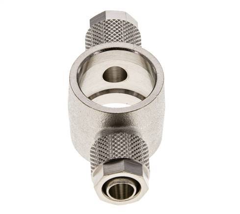 10x8 & G1/2'' Nickel plated Brass Banjo Tee Push-on Fitting
