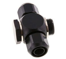 17.6x13 & G1/2'' Aluminum Banjo Tee Push-on Fitting with Male Threads with O-ring [5 Pieces]