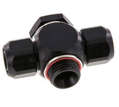 17.6x13 & G1/2'' Aluminum Banjo Tee Push-on Fitting with Male Threads with O-ring [5 Pieces]