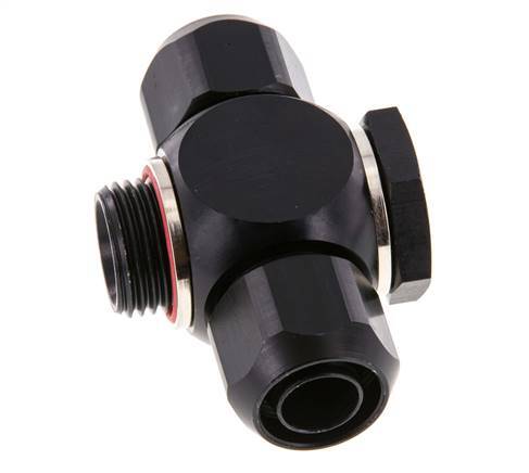 17.6x13 & G1/2'' Aluminum Banjo Tee Push-on Fitting with Male Threads with O-ring [5 Pieces]