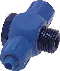 8x6 & G1/8'' PVC Banjo Tee Push-on Fitting with Male Threads with O-ring [2 Pieces]