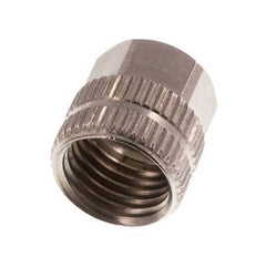 4.3x3mm (M7x0.75) Nickel-plated Brass Union Nut [20 Pieces]