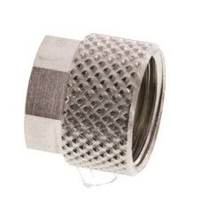 8x6mm (M12x1) Nickel-plated Brass Union Nut [20 Pieces]