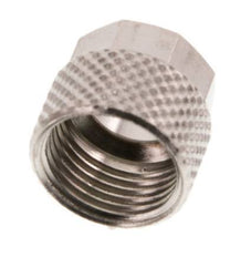 8x6mm (M12x1) Nickel-plated Brass Union Nut [20 Pieces]