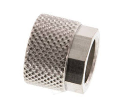 10x8mm (M14x1) Nickel-plated Brass Union Nut [10 Pieces]