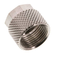 10x8mm (M14x1) Nickel-plated Brass Union Nut [10 Pieces]