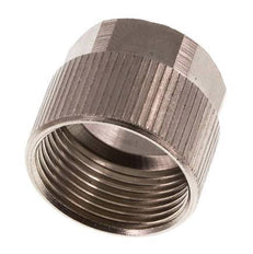 11.6x9mm (M16x1) Nickel-plated Brass Union Nut [5 Pieces]