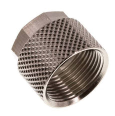 12x10mm (M16x1) Nickel-plated Brass Union Nut [10 Pieces]