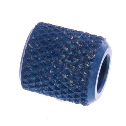 4.3x3mm (M6x0.75) Aluminium Union Nut [10 Pieces]