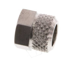 6x4mm (M8x1) Stainless Steel Union Nut [2 Pieces]