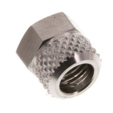 6x4mm (M8x1) Stainless Steel Union Nut [2 Pieces]