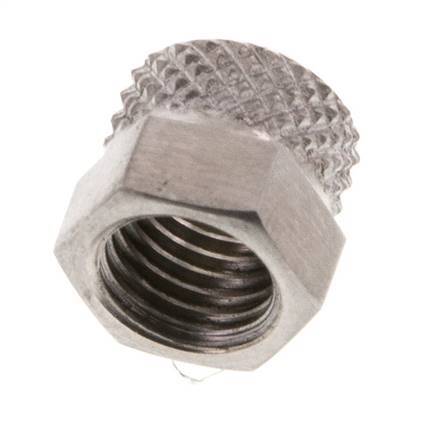 6x4mm (M8x1) Stainless Steel Union Nut [2 Pieces]