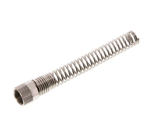 8x6mm (M12x1) Nickel-plated Brass Union Nut Bend Protection [2 Pieces]