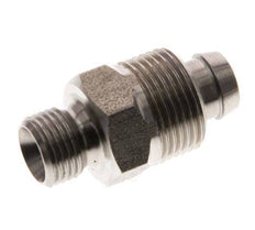 10x8 & G1/8'' Stainless Steel 1.4571 Straight Push-on Fitting with Male Threads