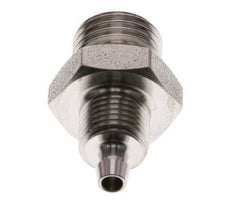 6x4 & G1/4'' Stainless Steel 1.4571 Straight Push-on Fitting with Male Threads