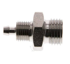 6x4 & G1/4'' Stainless Steel 1.4571 Straight Push-on Fitting with Male Threads