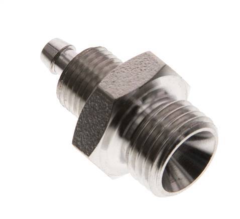 6x4 & G1/4'' Stainless Steel 1.4571 Straight Push-on Fitting with Male Threads