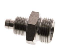 8x6 & G3/8'' Stainless Steel 1.4571 Straight Push-on Fitting with Male Threads