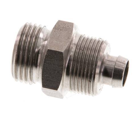 10x8 & G3/8'' Stainless Steel 1.4571 Straight Push-on Fitting with Male Threads