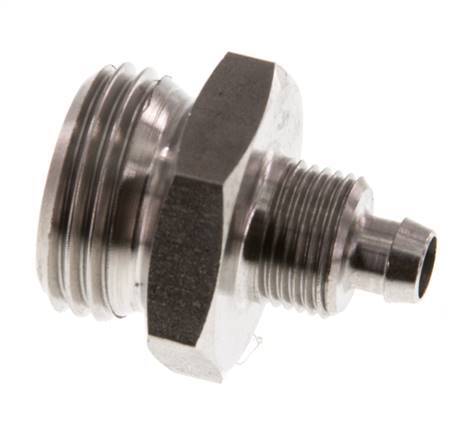 8x6 & G1/2'' Stainless Steel 1.4571 Straight Push-on Fitting with Male Threads