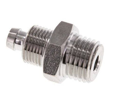 8x6 & 1/4''NPT Stainless Steel 1.4571 Straight Push-on Fitting with Male Threads