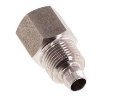 8x6 & G1/8'' Stainless Steel 1.4571 Straight Push-on Fitting with Female Threads