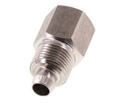 8x6 & G1/8'' Stainless Steel 1.4571 Straight Push-on Fitting with Female Threads