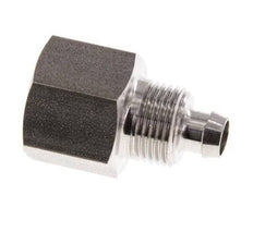 8x6 & G1/4'' Stainless Steel 1.4571 Straight Push-on Fitting with Female Threads