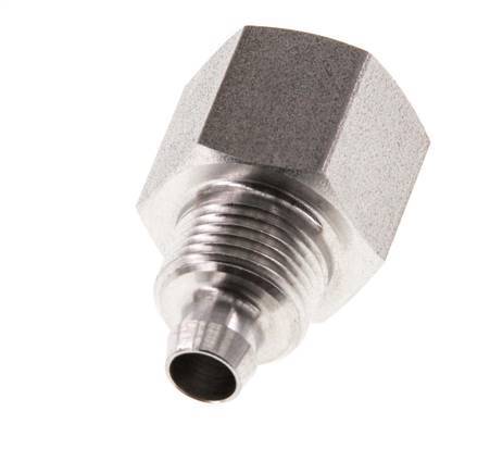 8x6 & G1/4'' Stainless Steel 1.4571 Straight Push-on Fitting with Female Threads