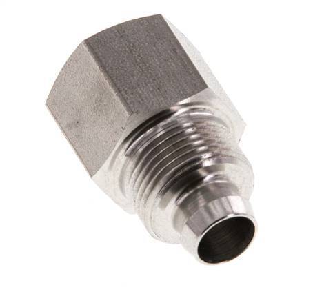 10x8 & G1/4'' Stainless Steel 1.4571 Straight Push-on Fitting with Female Threads