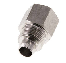 10x8 & G1/4'' Stainless Steel 1.4571 Straight Push-on Fitting with Female Threads