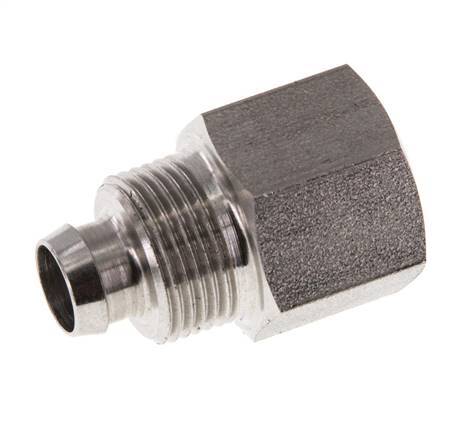 10x8 & G1/4'' Stainless Steel 1.4571 Straight Push-on Fitting with Female Threads