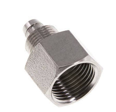 8x6 & G3/8'' Stainless Steel 1.4571 Straight Push-on Fitting with Female Threads
