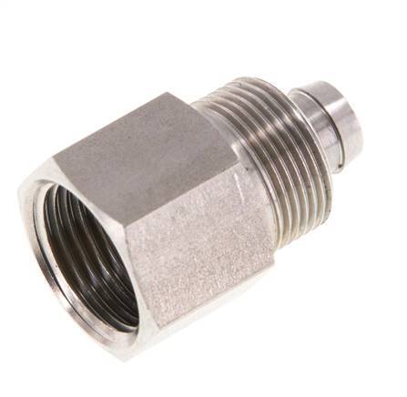 10x8 & G3/8'' Stainless Steel 1.4571 Straight Push-on Fitting with Female Threads