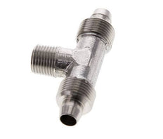 8x6 & R1/8'' Stainless Steel 1.4404 Tee Push-on Fitting with Male Threads