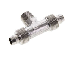 8x6 & R1/8'' Stainless Steel 1.4404 Tee Push-on Fitting with Male Threads