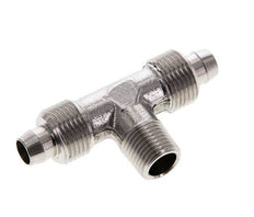 8x6 & R1/8'' Stainless Steel 1.4404 Tee Push-on Fitting with Male Threads