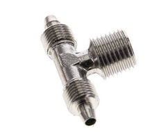 6x4 & R1/4'' Stainless Steel 1.4404 Tee Push-on Fitting with Male Threads