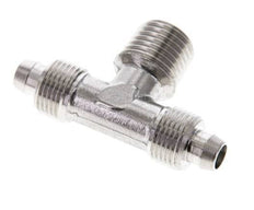8x6 & R1/4'' Stainless Steel 1.4404 Tee Push-on Fitting with Male Threads