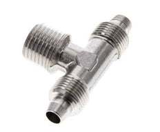 8x6 & R1/4'' Stainless Steel 1.4404 Tee Push-on Fitting with Male Threads