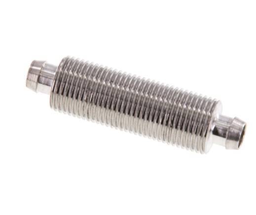 8x6 Stainless Steel 1.4571 Straight Push-on Fitting Bulkhead