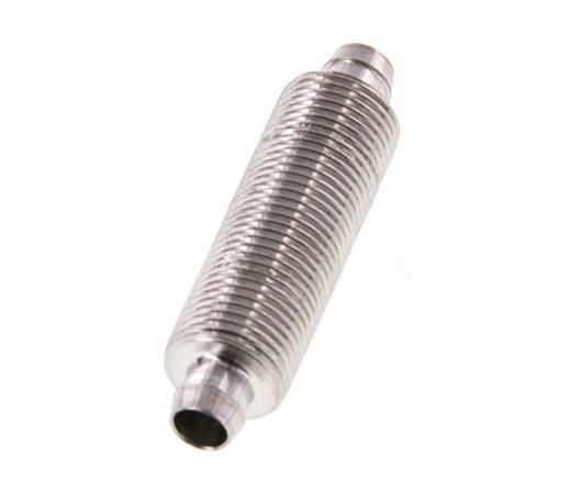 8x6 Stainless Steel 1.4571 Straight Push-on Fitting Bulkhead