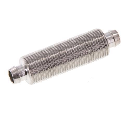 8x6 Stainless Steel 1.4571 Straight Push-on Fitting Bulkhead