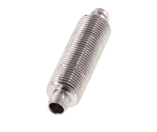 8x6 Stainless Steel 1.4571 Straight Push-on Fitting Bulkhead