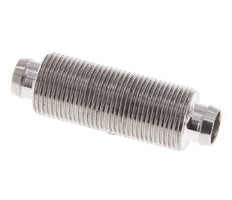 10x8 Stainless Steel 1.4571 Straight Push-on Fitting Bulkhead