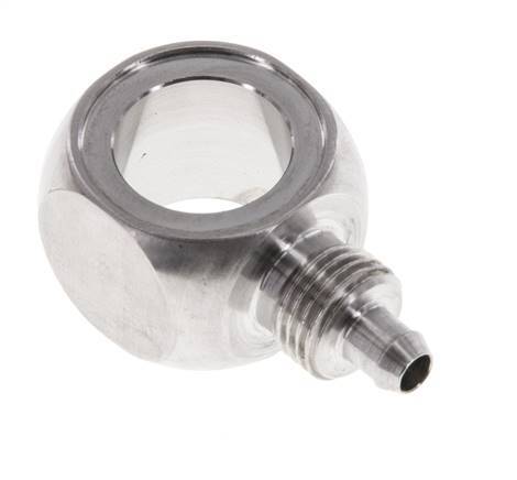 6x4 & G1/4'' Stainless Steel 1.4571 Banjo Push-on Fitting