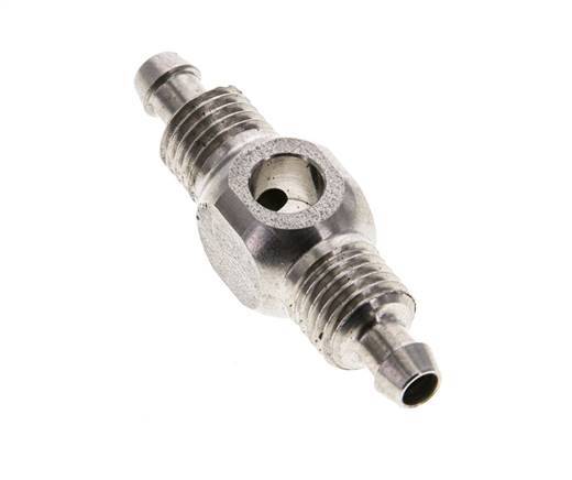 6x4 & M5 Stainless Steel 1.4571 Banjo Tee Push-on Fitting