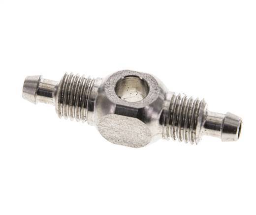 6x4 & M5 Stainless Steel 1.4571 Banjo Tee Push-on Fitting