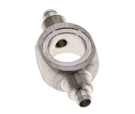 8x6 & G3/8'' Stainless Steel 1.4571 Banjo Tee Push-on Fitting