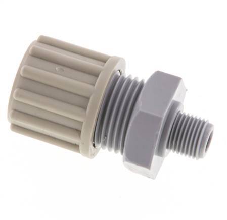 12x9mm & G1/8'' PA Straight Compression Fitting with Male Threads 10 bar